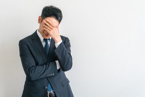 自己肯定感が低い人の写真
