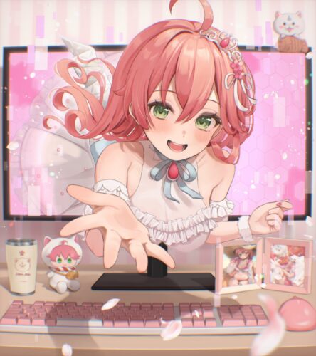 さくらみこの復帰配信のサムネイル