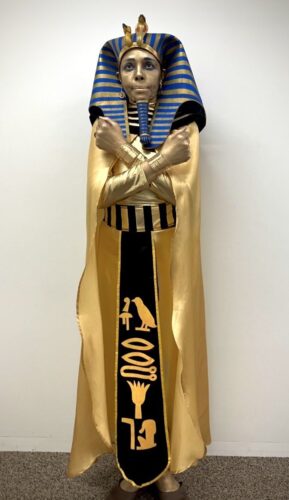 ツタンカーメンのコスプレをしたフィフィ
